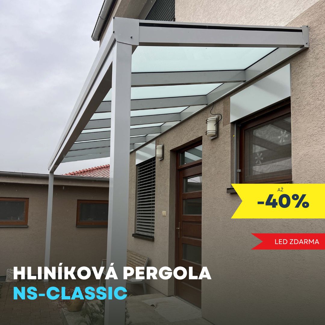 Hliníková pergola