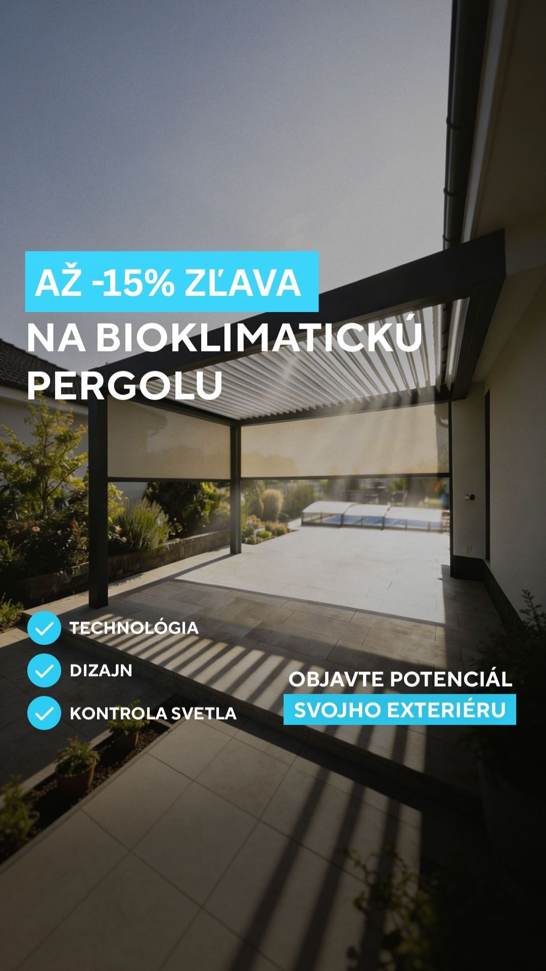 Bioklimatická pergola