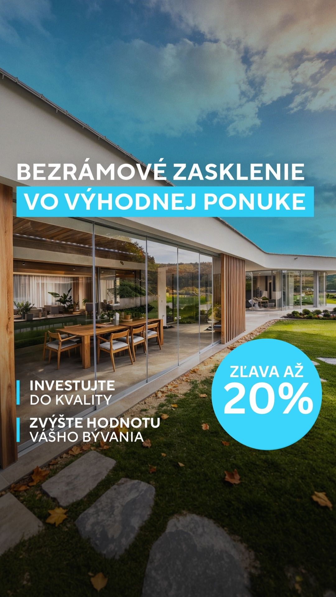 Bezrámové zasklenie