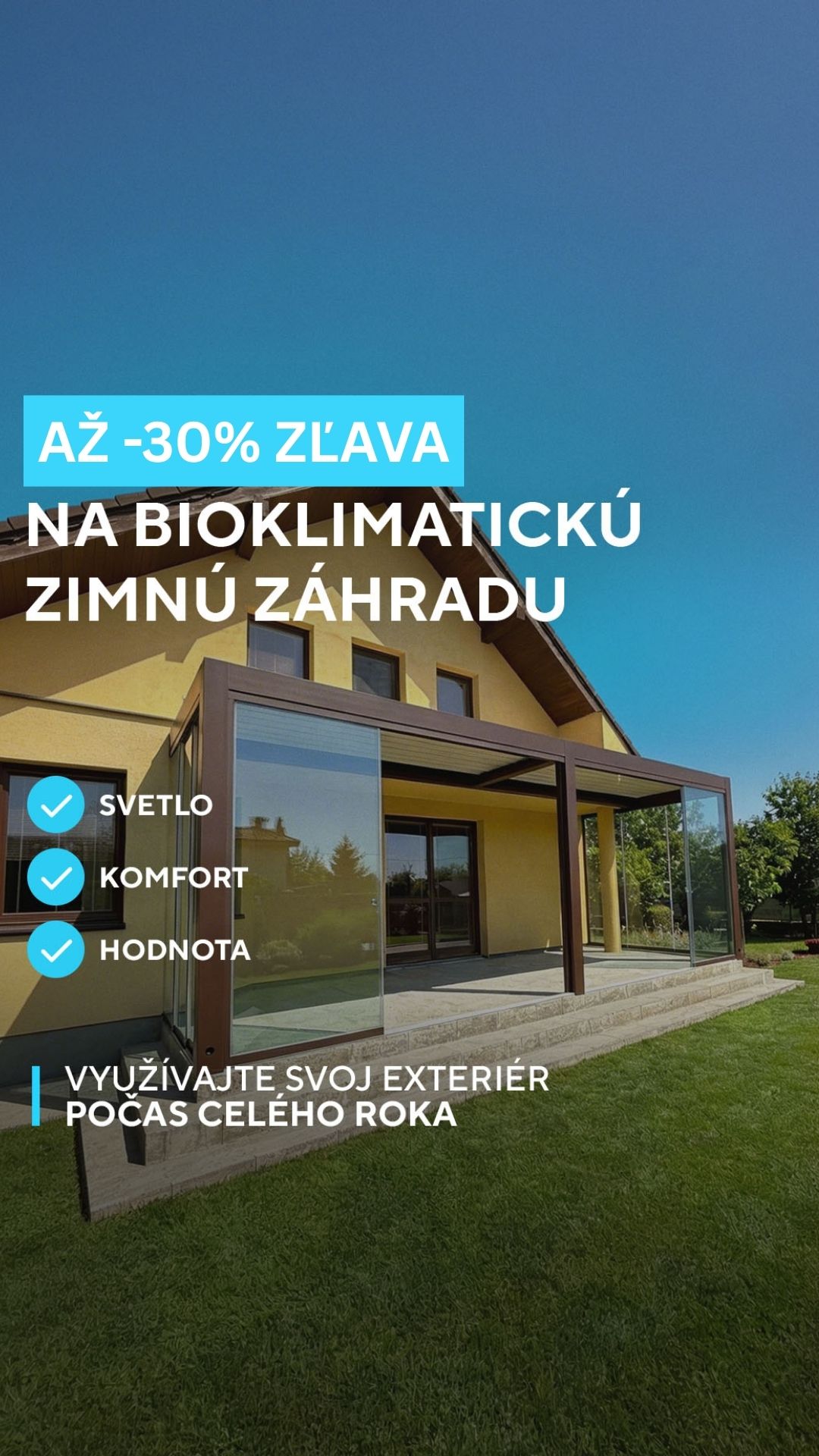 Bioklimatická zimná záhrada