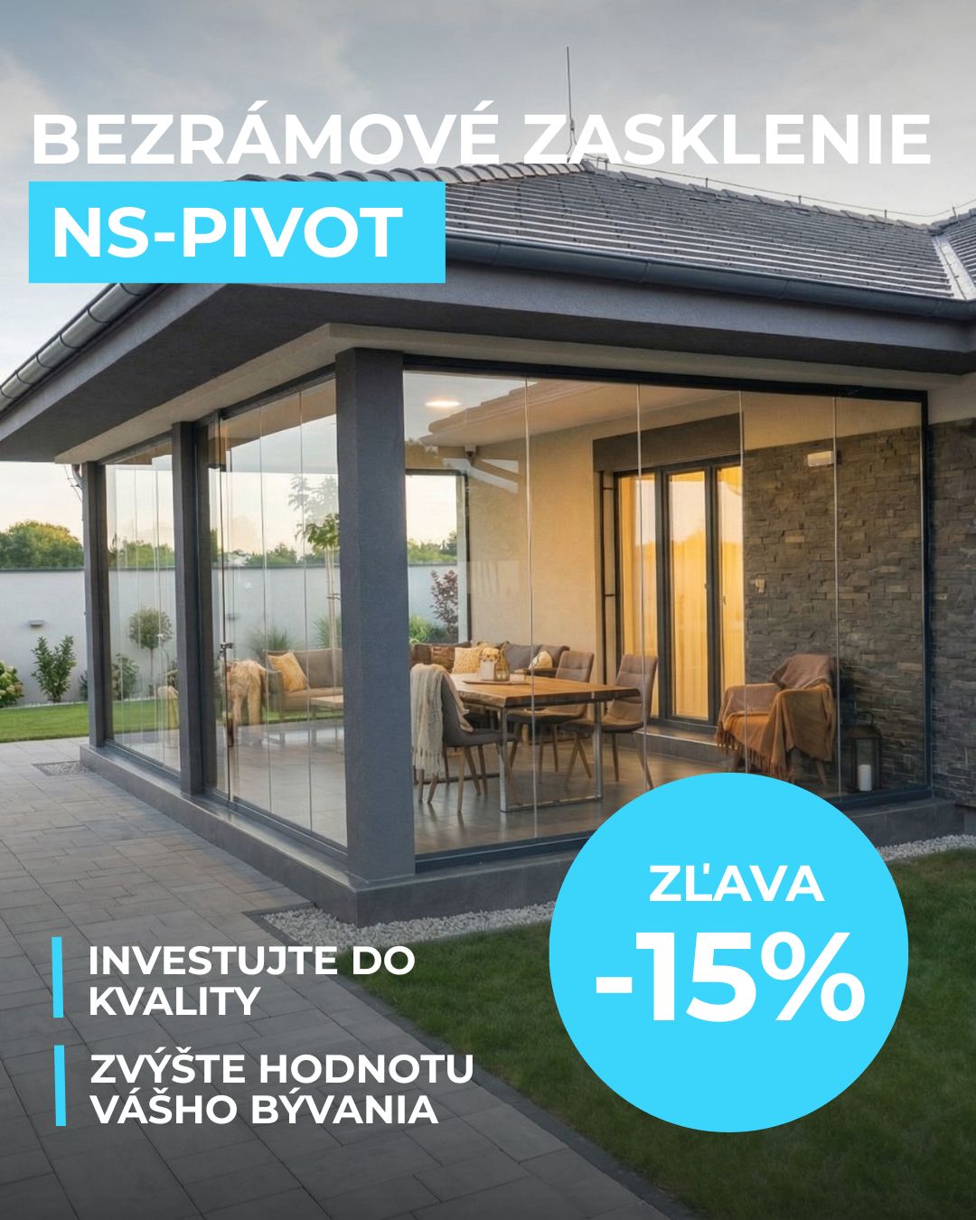Bezrámové zasklenie